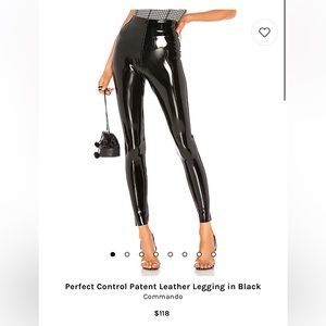 COMMANDO Patent leather leggings